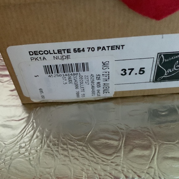 Authentic red bottoms nwt taupe - Picture 6 of 6
